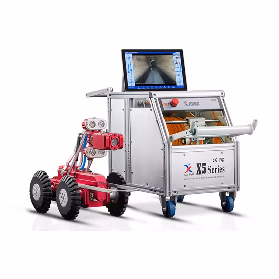 PTZ Hight Definition Zoom CCTV Sewer Drain Pipe Line Inspection Camera System