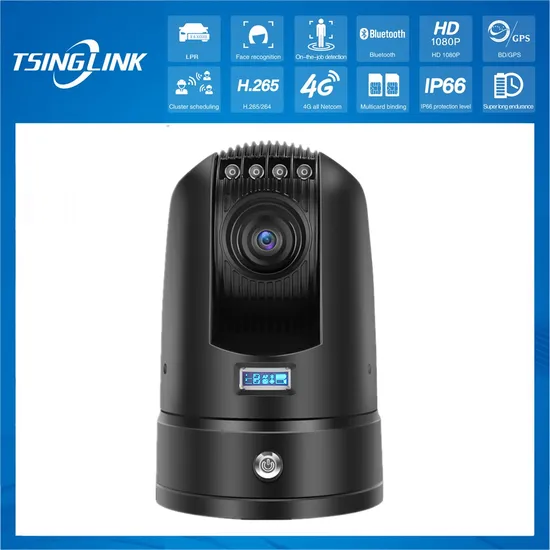 4G Intelligent Face Recognition CCTV Wireless Surveillance Dome Camera Outdoor Remote Control Battery Powered PTZ Camera