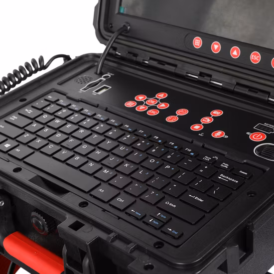 Keypad 512Hz Locator 23mm Diameter 50m Pigging Wireless Cable Sewer Drain Borescope Sewer Endoscope Camera Locator Sewer Pipe Inspection Camera