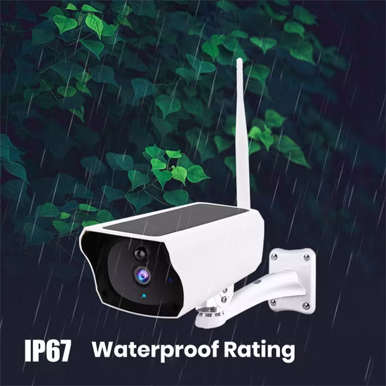 Hankvision Solar-Powered Camera Wireless Outdoor 2K 3MP Pan Tilt 360° View IP65 Rechargeable Battery Powered PTZ WiFi Camera, 2.4G Connection