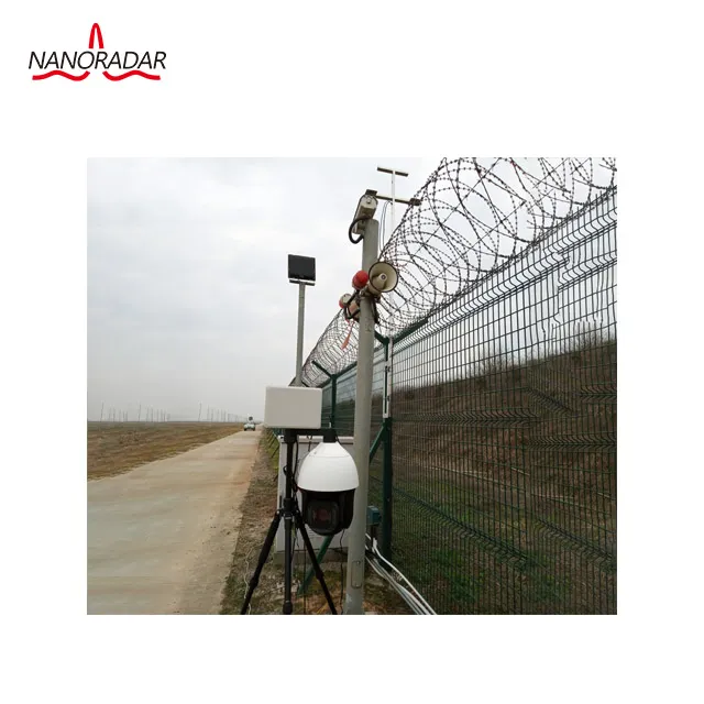 Wired Intruder Alarm System Radar Perimeter Protection Systems for Wind Farms, Upgraded Security CCTV System